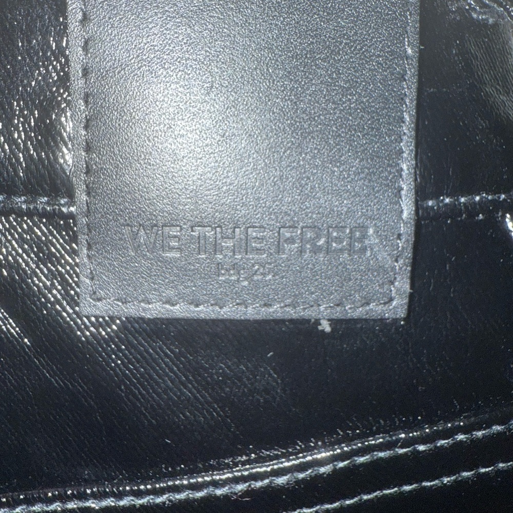 Free people - We the Free - phoenix coated vegan leather pants size 29 nwot - Picture 11 of 12